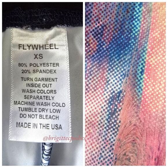 FLYWHEEL Cropped Multi-colored Legging - Picture 6 of 6